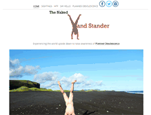 Tablet Screenshot of nakedhandstander.com